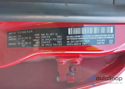 2015 Jeep Renegade Limited from USA, damaged, VIN ZACCJADT0FPC19726